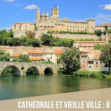 Lou Cabanot - Appartement Lumineux 3 Chambres - Parking Gratuit Beziers Luaran gambar