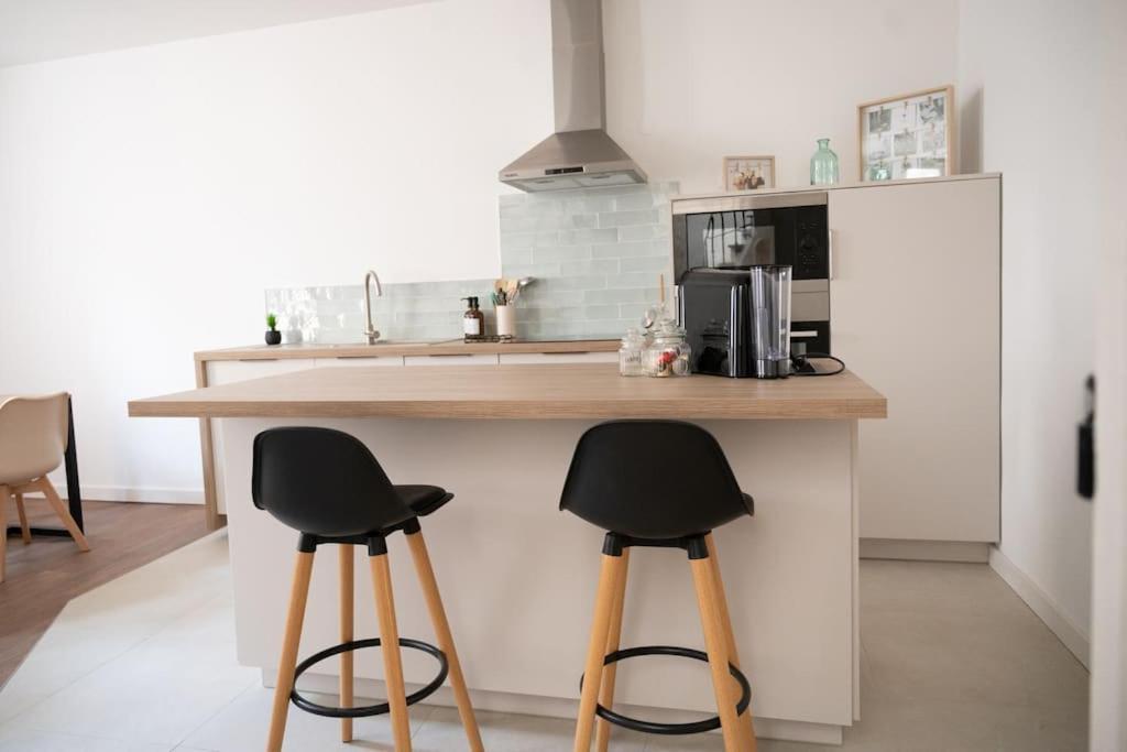 Lou Cabanot - Appartement Lumineux 3 Chambres - Parking Gratuit Beziers Luaran gambar